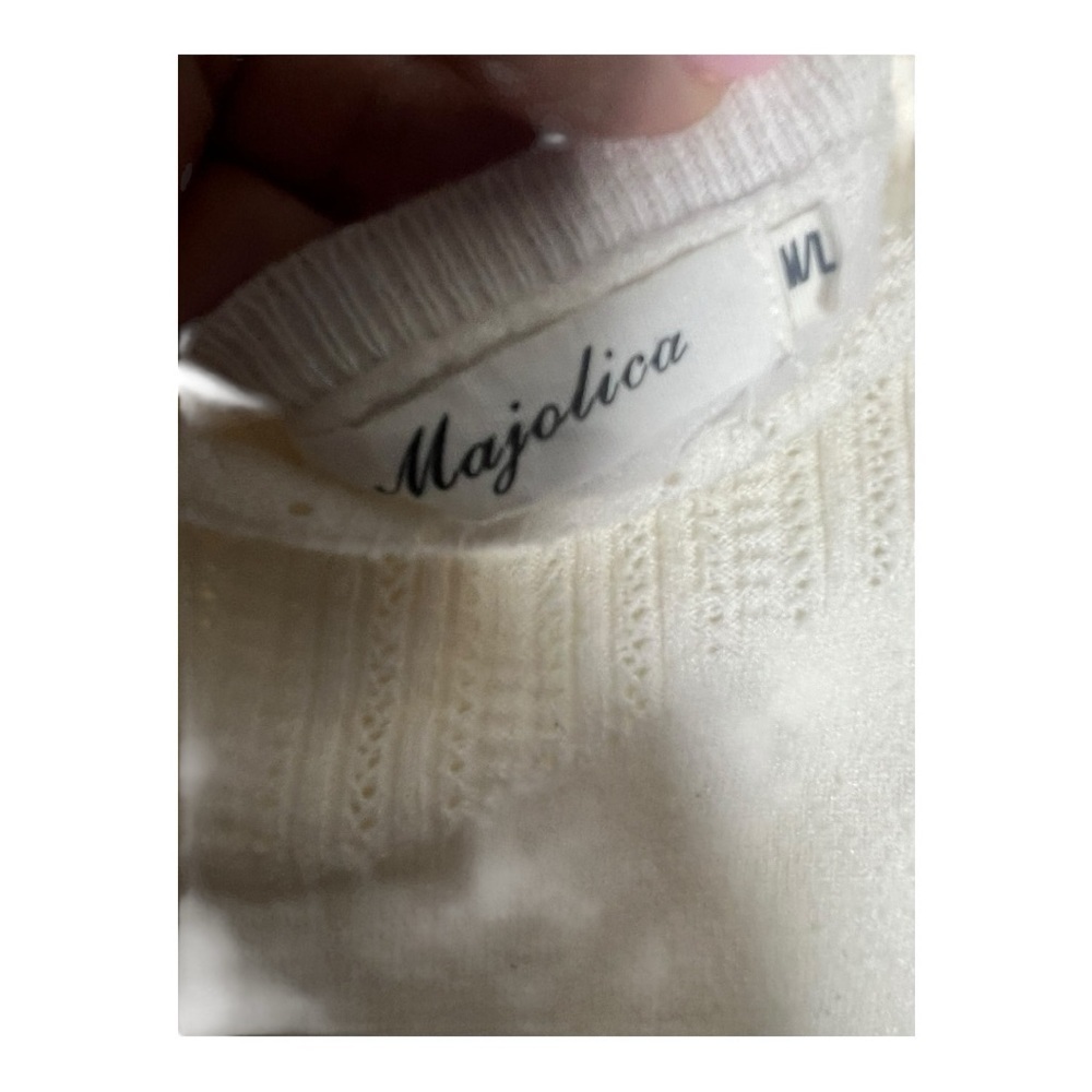Majolica A Elegant Cream Sweater - Casual Wear - Size M - Picture 5 of 6
